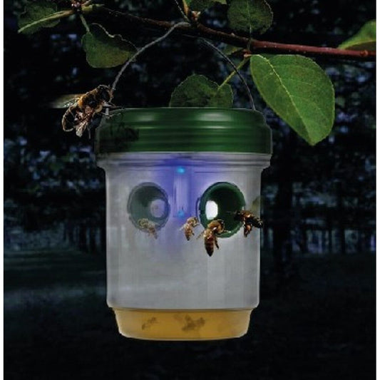 Ampiais- ja hyönteisansa lampulla (aurinkokenno)