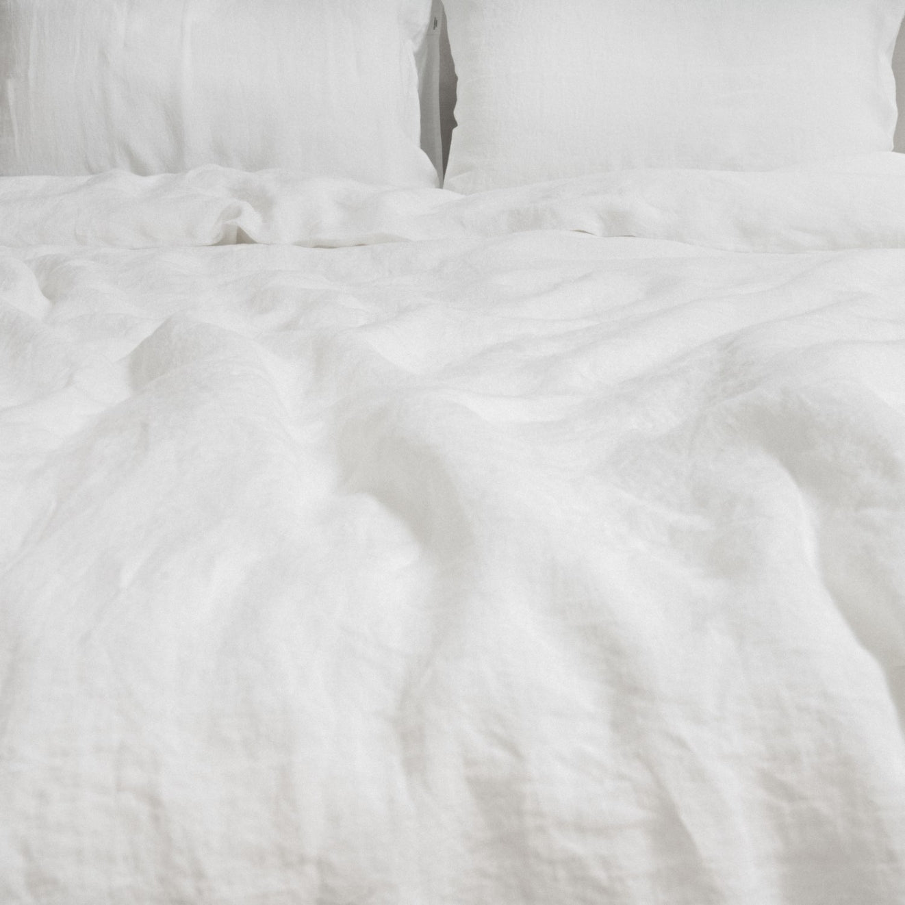 Pellava pussilakanasetti - White (Parivuode) - Linen Tales