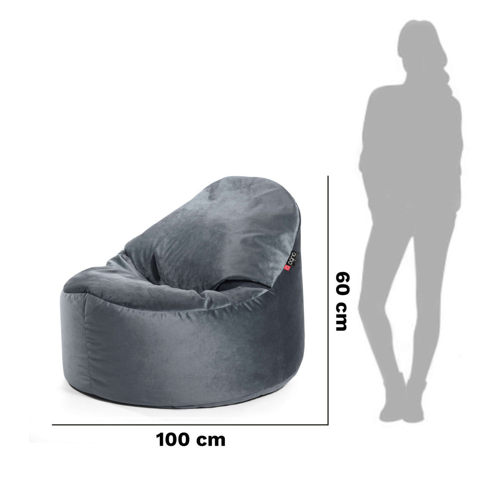 Säkkituoli Qubo™ Cuddly 80 Wave Blue POP FIT