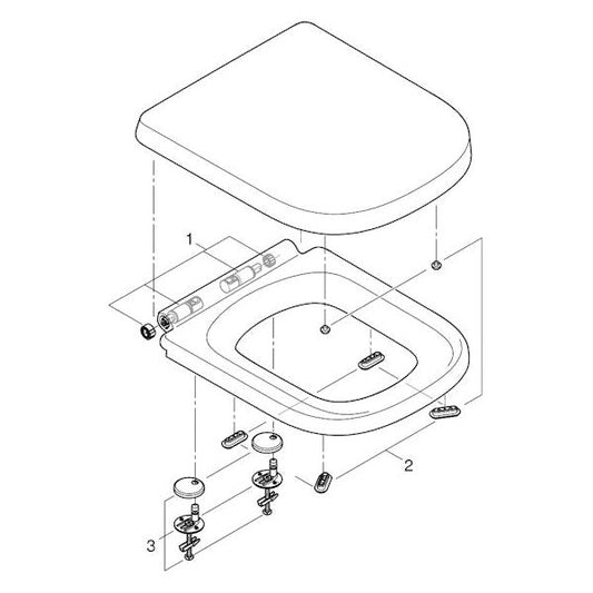 WC-ISTUINKANSI GROHE 39330001 EURO CERAMIC SC/QR