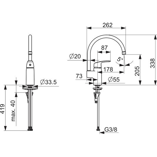 KEITTIÖHANA ORAS 1038F-105 SAFIRA ECO
