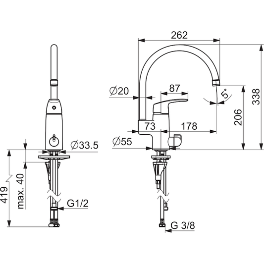 KEITTIÖHANA ORAS 1039F-104 SAFIRA ECO PKV