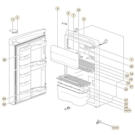 Thetford ritilähylly N98 | 63173808 | 8710315668230 | Kotikauppa | Thetford