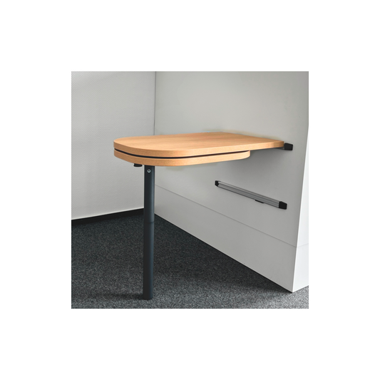 VierTec täydellinen pöytäjärjestelmä pöytälevyllä/levysoittimella ja pöytärungolla