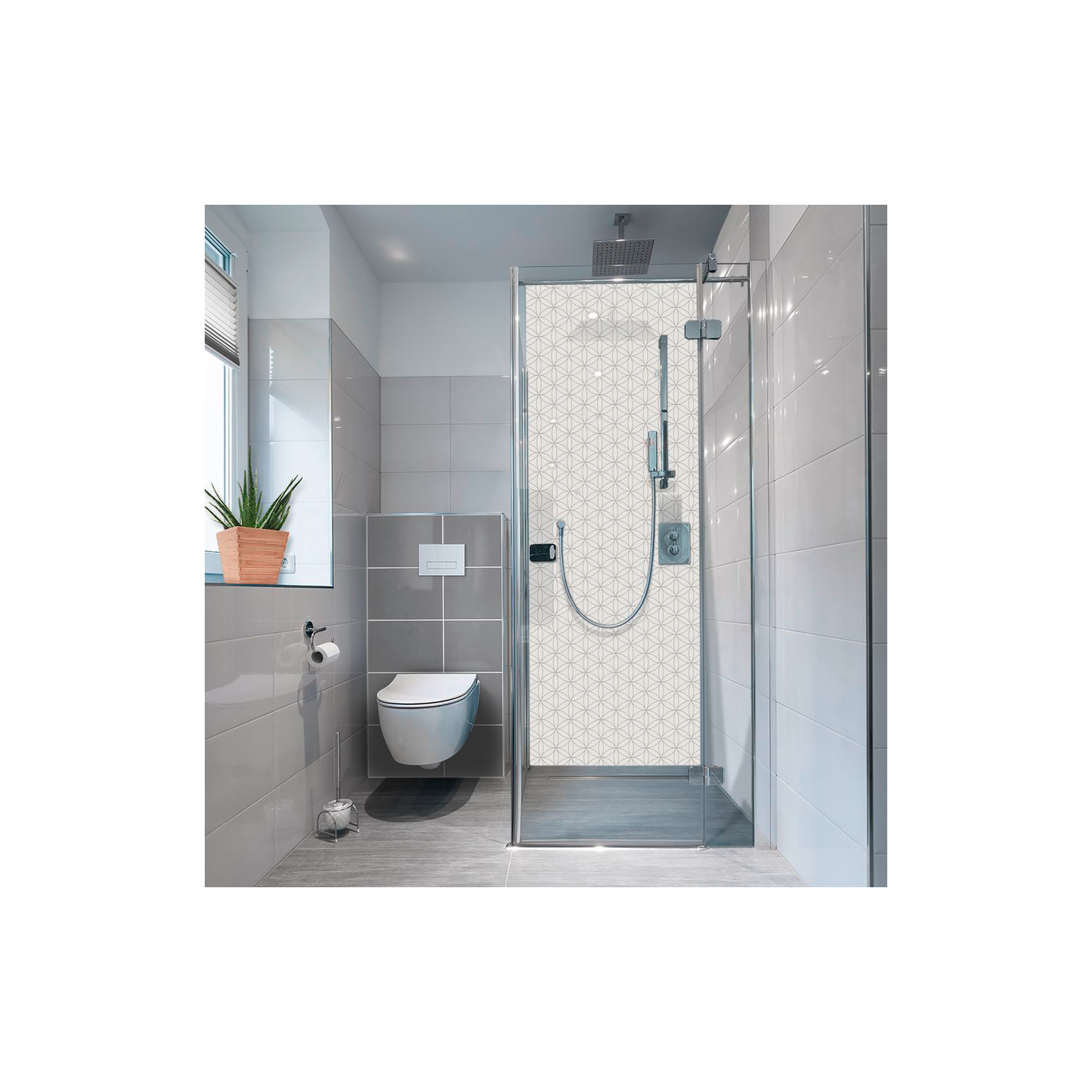 mySpotti Fresh -suihkun taustakalvo 90x210 cm Kini
