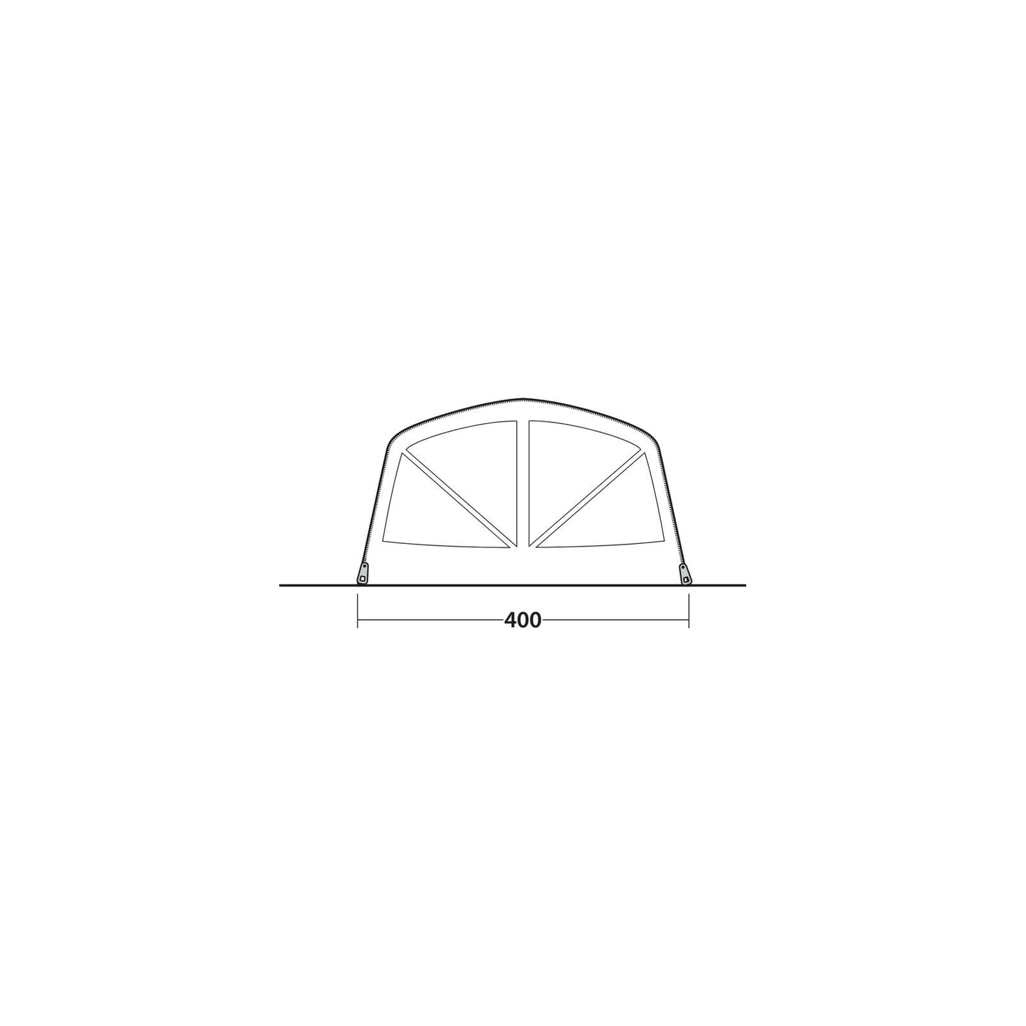 Ilmatäytteinen tunneliteltta Outwell Florida 6 Air