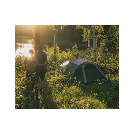 Outwell tunneliteltta Earth 2 kahdelle hengelle, tummanvihreä