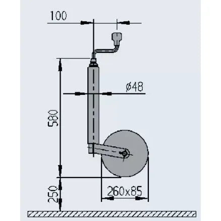 nokkapyora-al-ko-260x85-ilmakumi-peltivanne-putki-48-mm-Kotikauppa