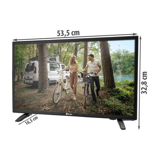 Smart TV 22" Berger Classiq kolminkertainen viritin 12/24 V