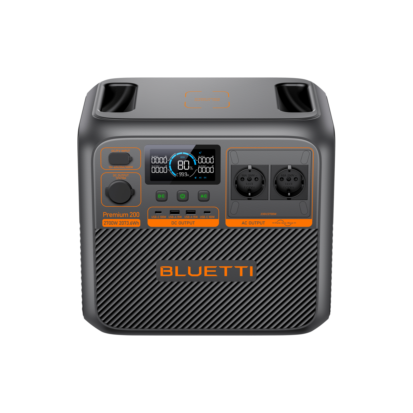 Bluetti Premium 200 V2 kannettava virtalähde 2700 W / 2073,6 Wh
