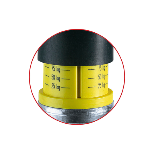 Winterhoff vetoaisan tukipyörä integroidulla tukikuorman ilmaisimella ST 48-CW-260 LB