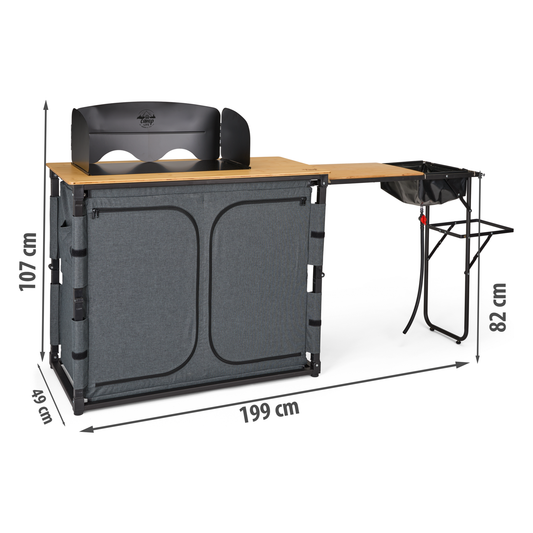 Camplife Bamboo- retkikeittiö