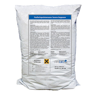 SAUNA-SEPON FOSFORINPOISTOMASSA 18 KG | 3625541 | 9010459115478 | Pipelife | Kotikauppa