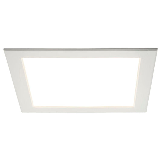 LED-paneeli Airam Flat N II, 9W/830, 120x120mm, himmennettävä, IP44, valkoinen/opaali