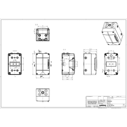 MODUULIKOTELO SPELSBERG AK 05 MINIMODUULIKOTELO IP 65
