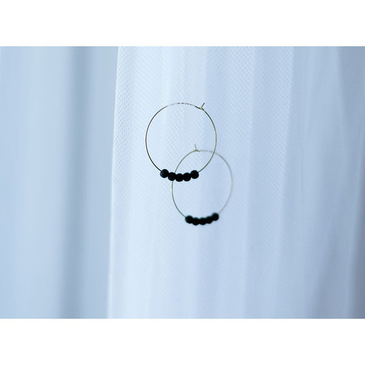 14K Gold Plated Diffuser Earrings - Circle