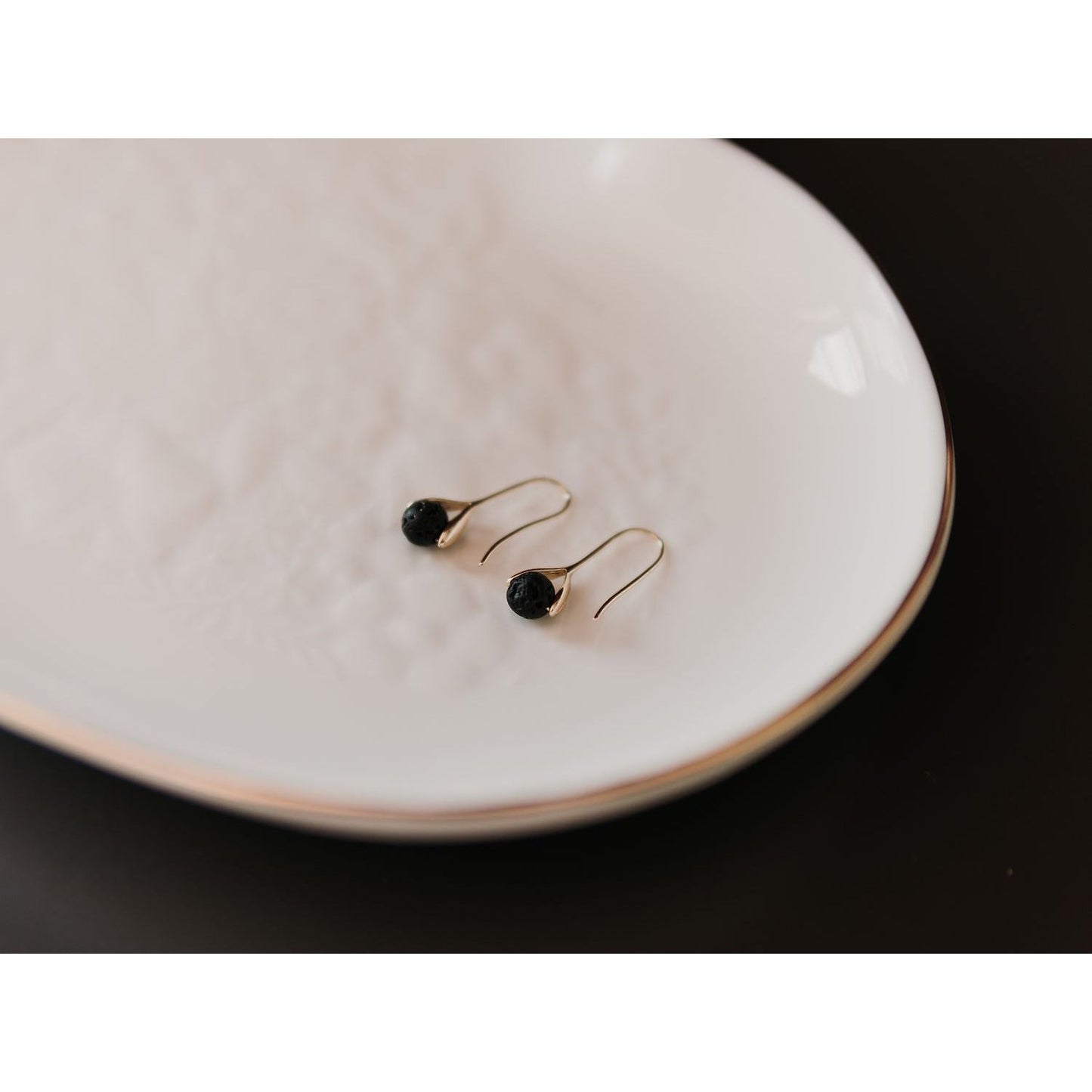 14K Gold Plated Diffuser Earrings - Drop