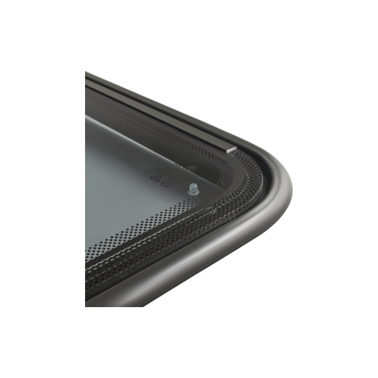 Polyplastic Polyvision AERO -ikkuna alumiinikehyksellä ja avausmekanismilla, 1000x500 mm