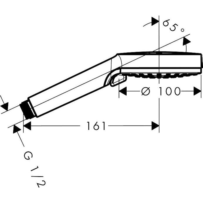 KÄSISUIHKU HANSGROHE 26332400 CROMETTA VARIO ECOSMA