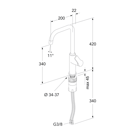 KEITTIÖHANA GUSTAVSBERG EPIC KROMI