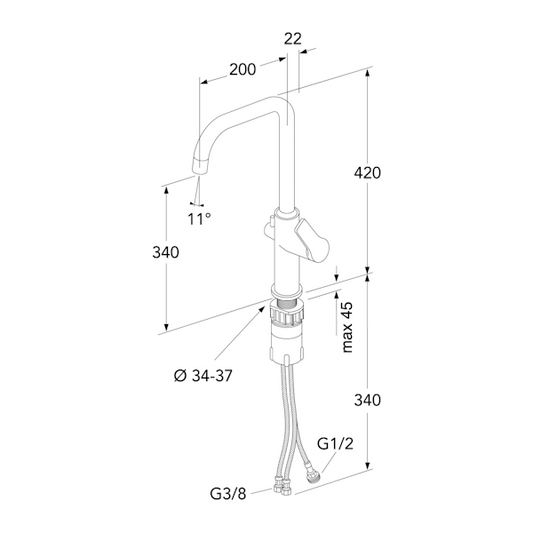 KEITTIÖHANA GUSTAVSBERG EPIC PKV KROMI