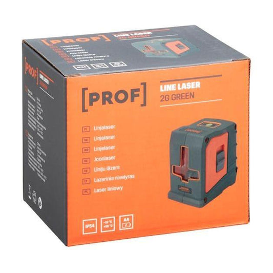 LINJALASER PROF 2G 2 VIHREÄÄ SÄDETTÄ, ITSETASAAVA