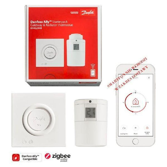 ALOITUSPAKKAUS DANFOSS ALLY GATEWAY JA PATTERITERMOSTAATTI