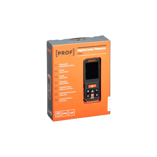 ETÄISYYSMITTALAITE PROF 60M MITTAUSETÄISYYS MAX. 60m