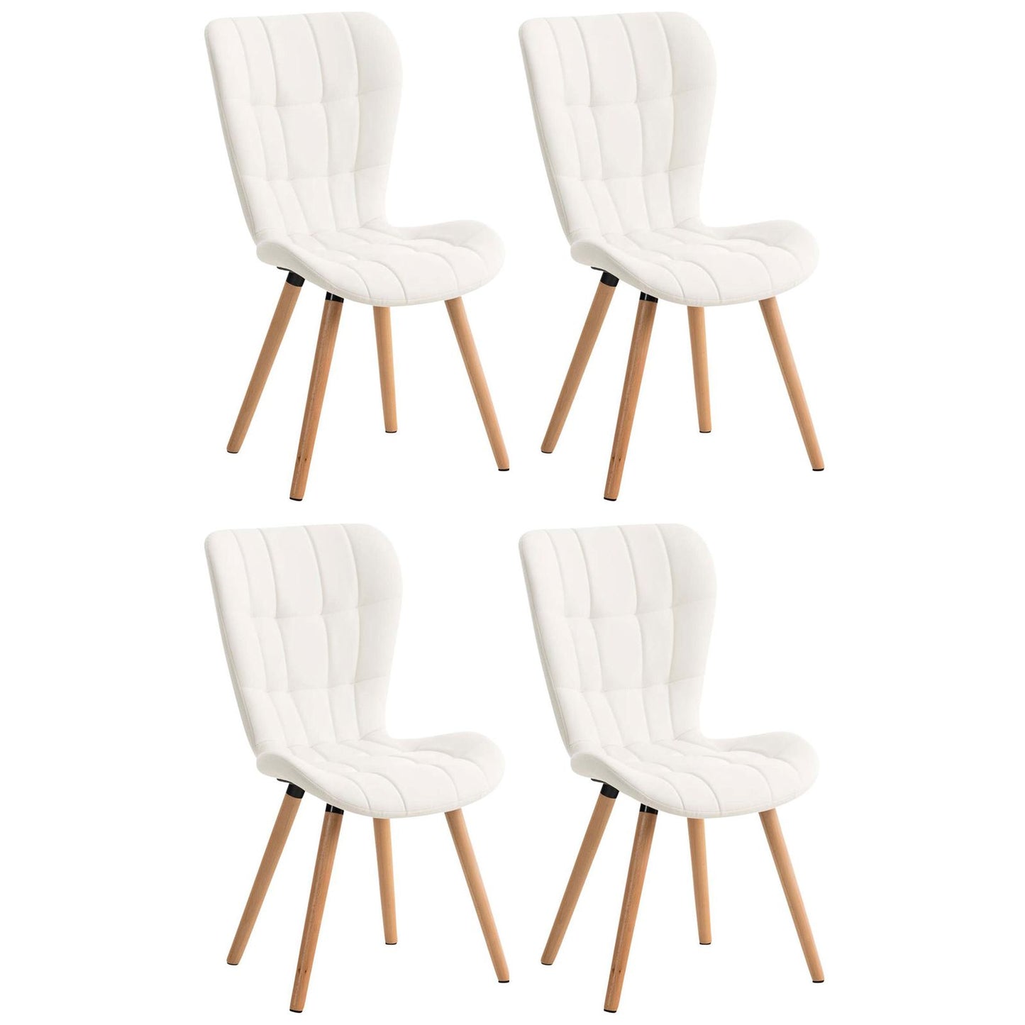 Setti 4 ruokasalin tuolia Elda keinonahkaa