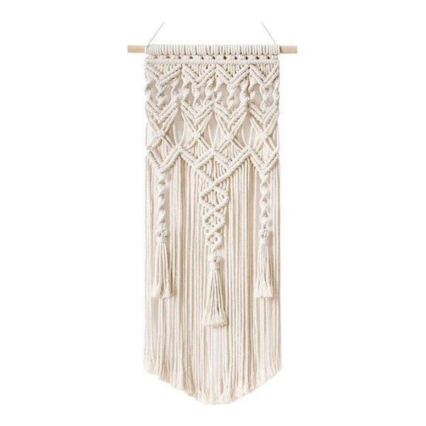 Makrame-seinäkoriste
