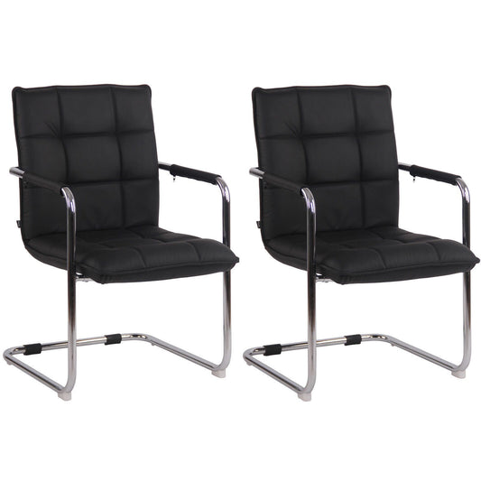 2 tuolin setti Gandia aitoa nahkaa