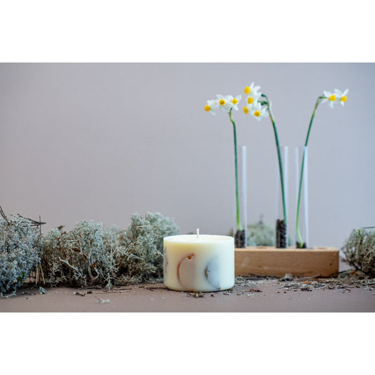 Hand-made Soy Wax Candle with Light Vanilla Scent