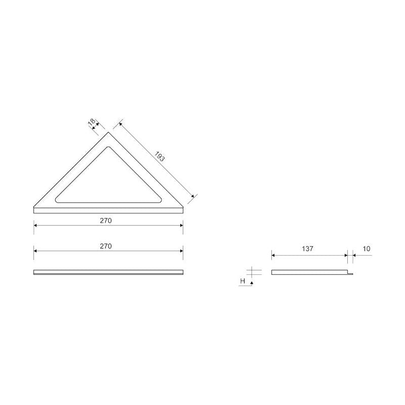 KEHYS KULMA UNIDRAIN 2501 200/8mm HARJATTU