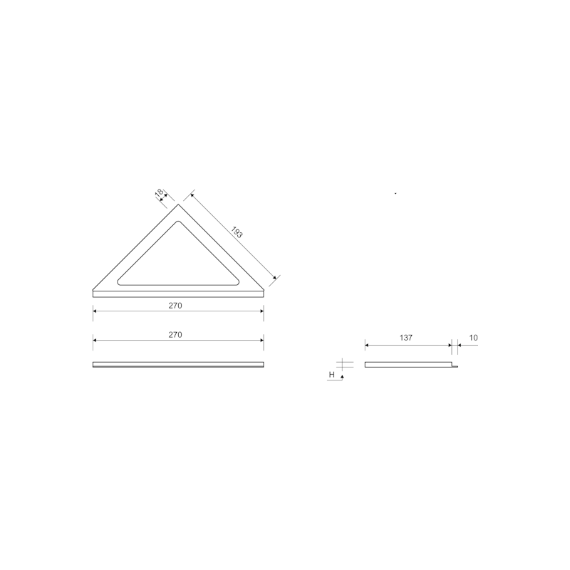 KEHYS KULMA UNIDRAIN 2501 200/12mm HARJATTU