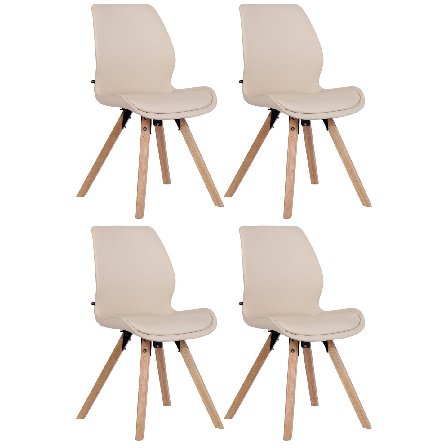 4 kpl Luna-tuolisarja