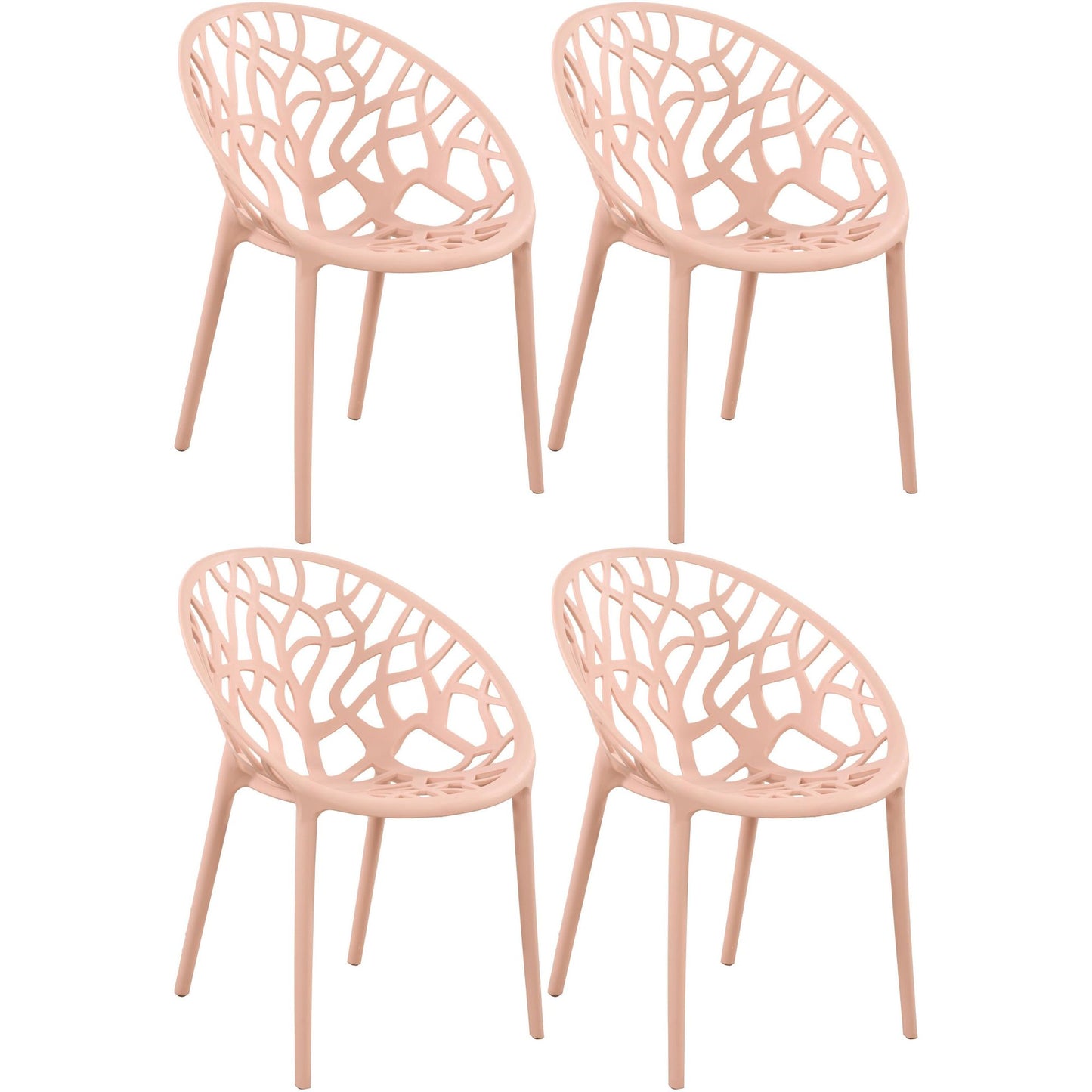 4 pinottavan puutarhatuolin setti Hope