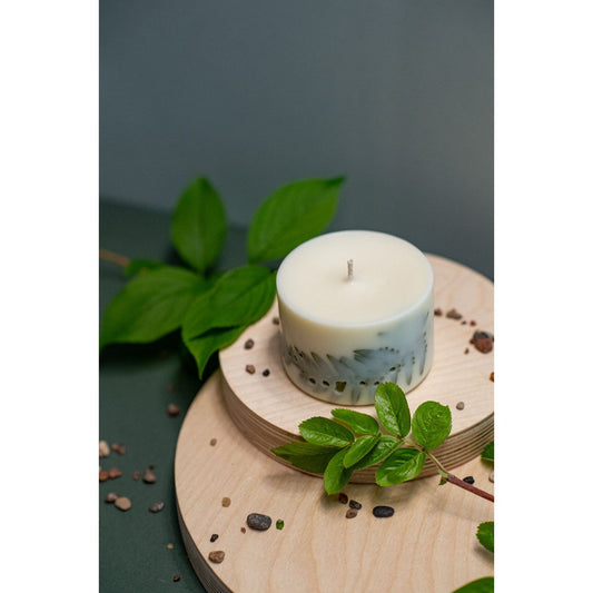 Hand-made Soy Wax Candle with Lemongrass Scent