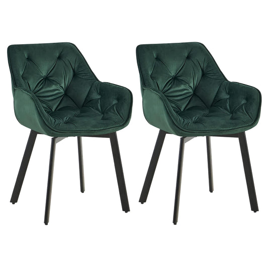 Sarja 2 kääntyvää ruokapöydän tuolia Antigo velvet