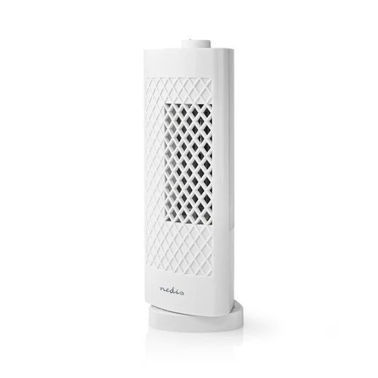 PÖYTÄTUULETIN NEDIS TORNI 33CM 25W 3-VAIHTEINEN VALKOINEN