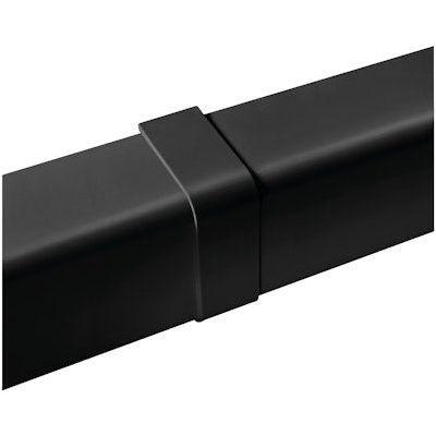 ASENNUSKANAVA ARTIPLASTIC 80X60 JATKOKAPPALE MUSTA