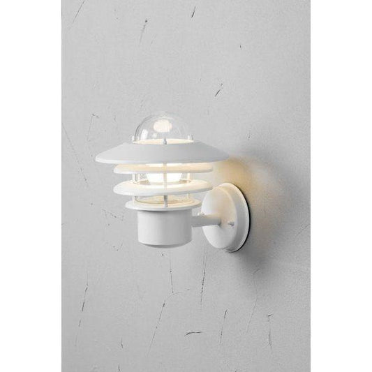 KÄPYLÄ SEINÄVALAISIN ULKO IP44 E27 GLC WH