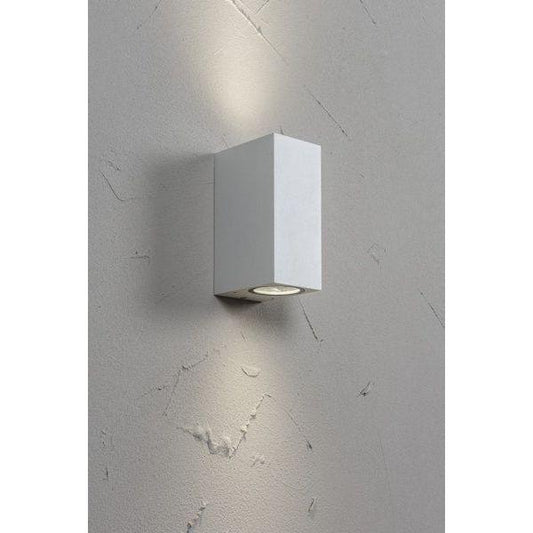 YLEISVALAISIN SEINÄ SUND IP44 2XGU10 GLC WH