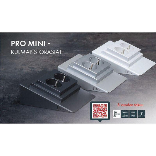 PISTORASIA PRO MINI 2S/16A/ IP20/ PPJ / VALKOINEN