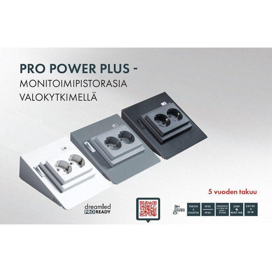 SÄH.LISÄTARV. PRO POWER PLUS 2S/16A35W/IP20/PPJ/ KYT / MUSTA