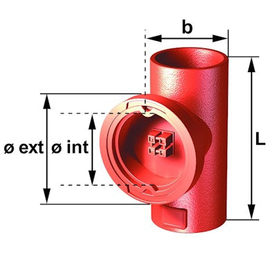VALURAUTA PUHDISTUSPUTKI SMU DN70 204802 | 0204802 | 6415802048022 | SAINT-GOBAIN PAM | Kotikauppa