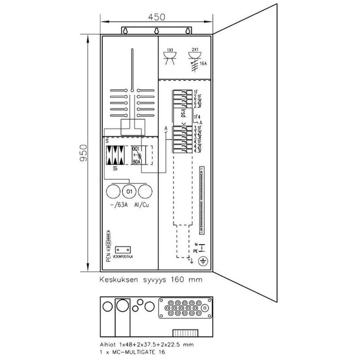 MITTAUSKESKUS YLIJÄNN COLLIE 3806P63 1T+PR-Y 63A
