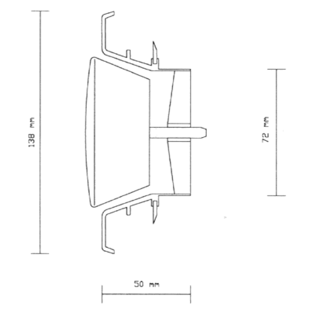 POISTOILMAVENTTIILI EH-MUOVI EHP-100 VALKOINEN