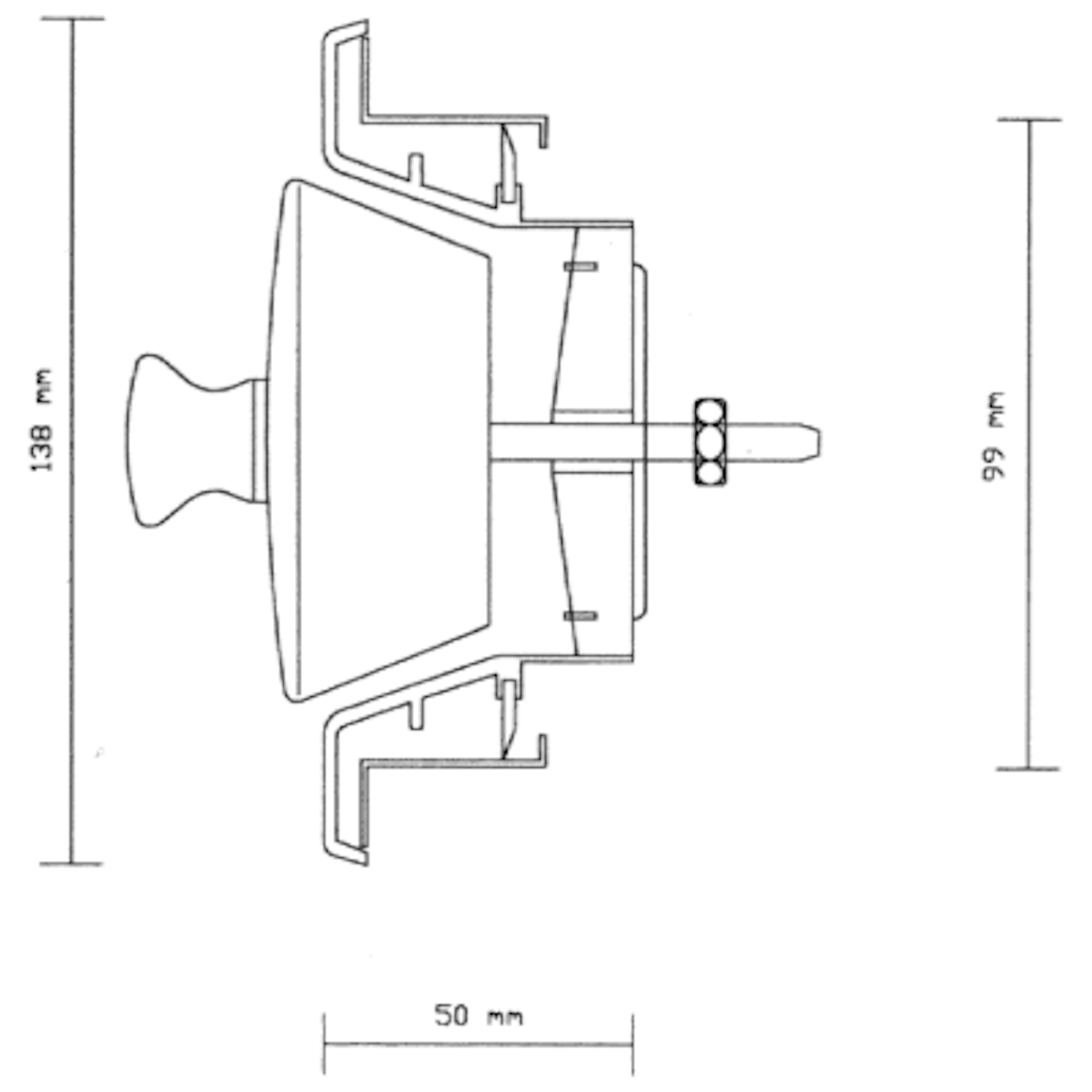 SAUNA POISTOVENTTIILI EH-MUOVI EHSA-100 VALKOINEN