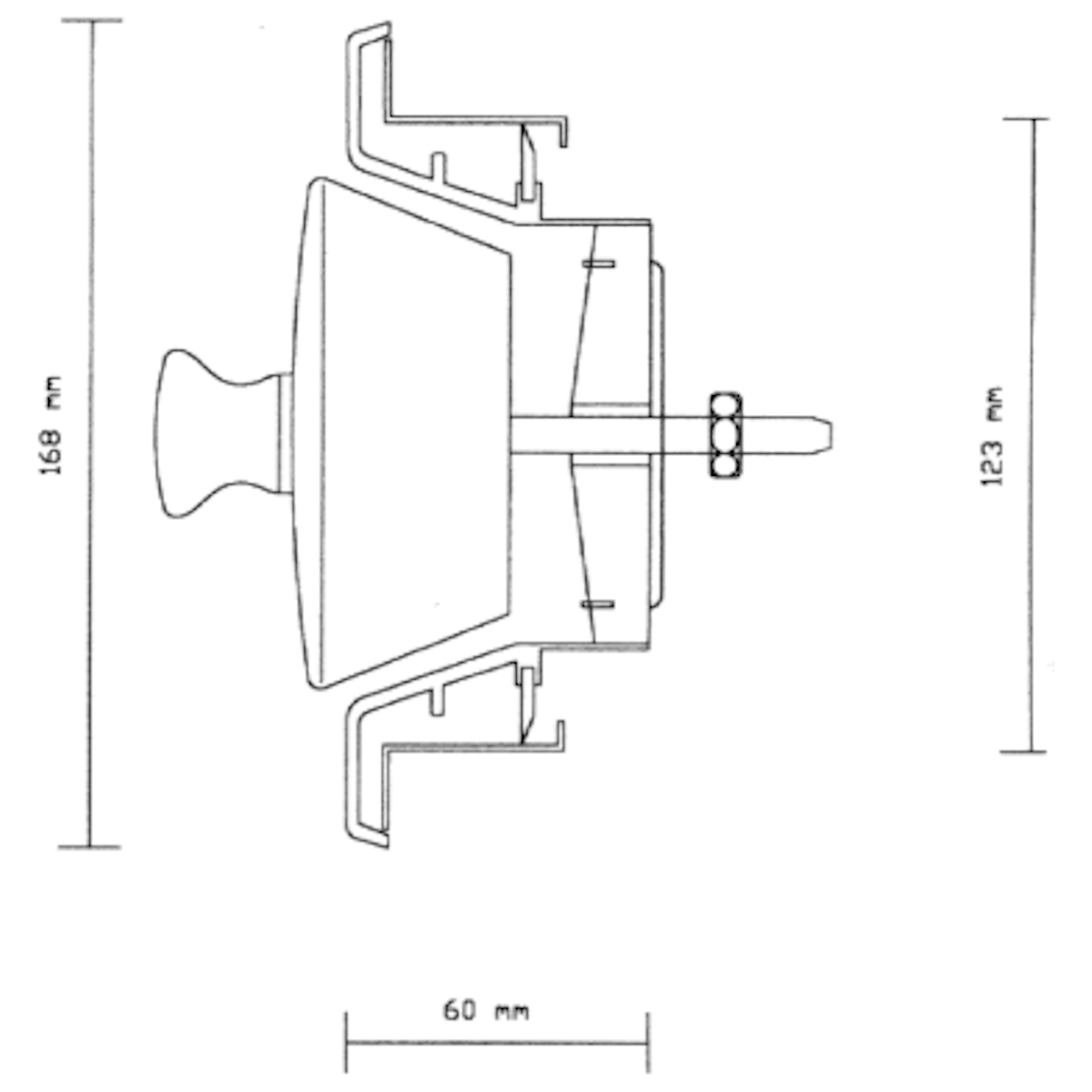 SAUNA POISTOVENTTIILI EH-MUOVI EHSA-125 VALKOINEN
