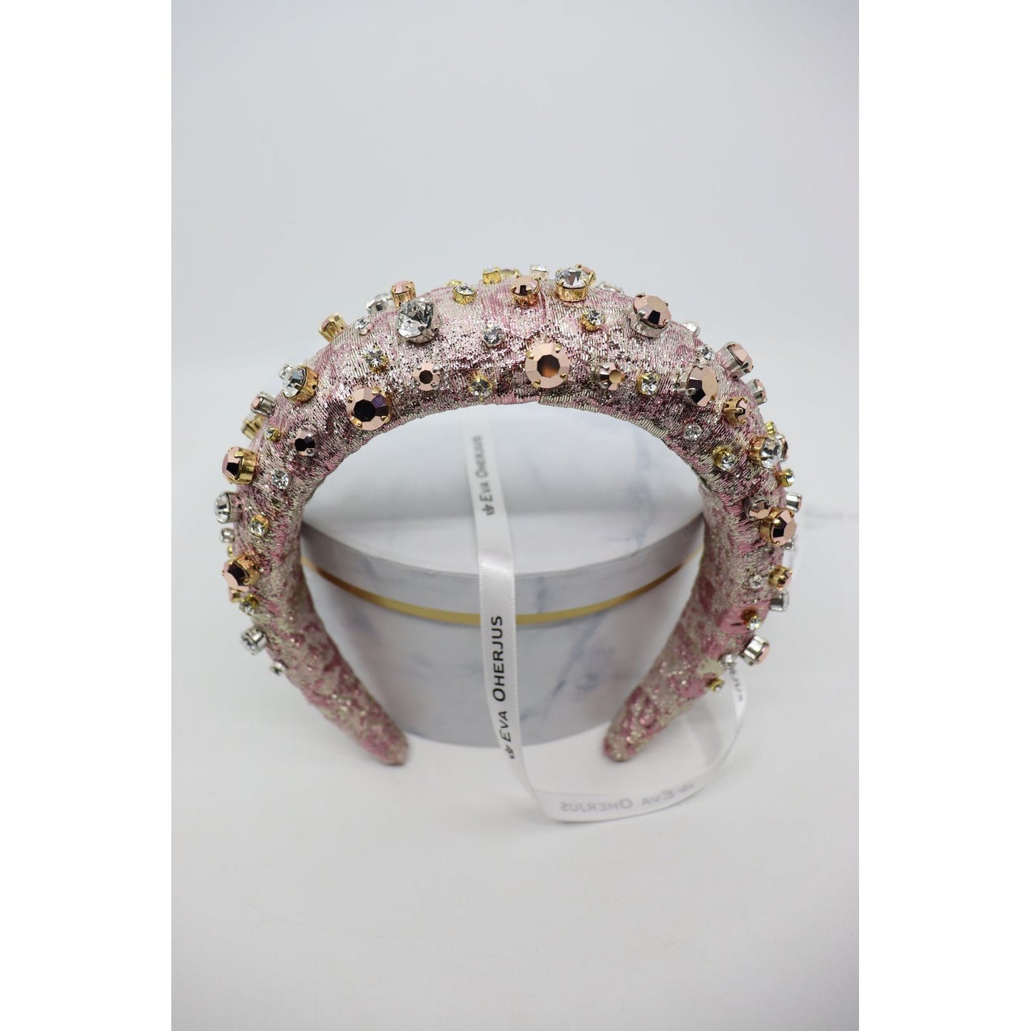 High Headband Abby with Swarovski and Preciosa Crystals